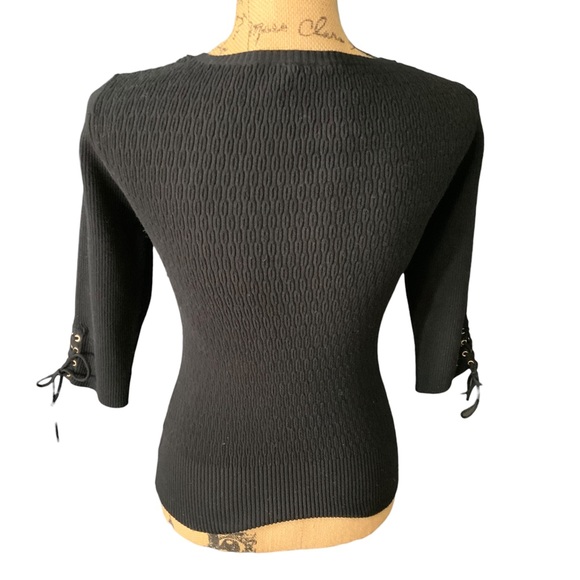 Guess Black Button Down Sweater Size XL - Picture 7 of 10